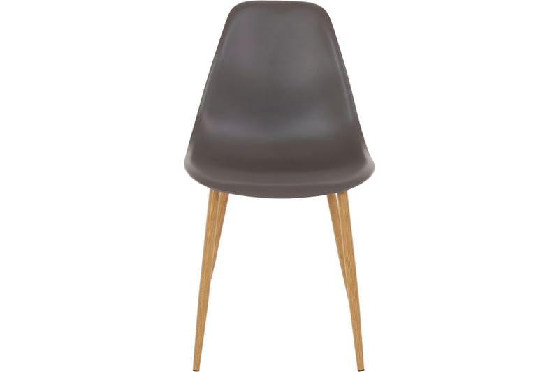 Abia Matstol Plast 4-pack - Mörkgrå - Möbler - Stolar & fåtöljer - Matstol & köksstol