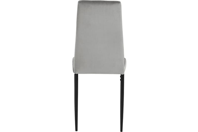 Aggarp Matstol 2-pack - Sammet/Grå - Möbler - Stolar & fåtöljer - Matstol & köksstol