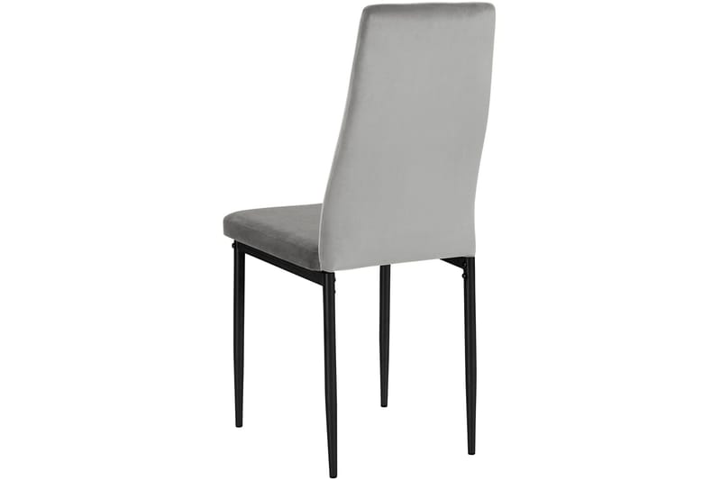 Aggarp Matstol - Sammet/Grå - Möbler - Stolar & fåtöljer - Matstol & köksstol