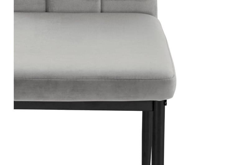 Aggarp Matstol - Sammet/Grå - Möbler - Stolar & fåtöljer - Matstol & köksstol