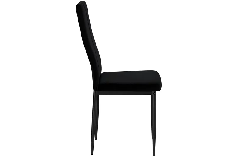 Aggarp Matstol - Sammet/Svart - Möbler - Stolar & fåtöljer - Matstol & köksstol