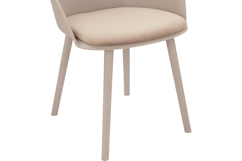 Aimee Karmstol - Beige - Möbler - Stolar & fåtöljer - Matstol & köksstol