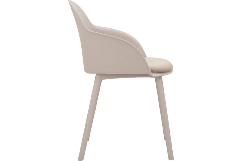 Aimee Karmstol - Beige - Möbler - Stolar & fåtöljer - Matstol & köksstol