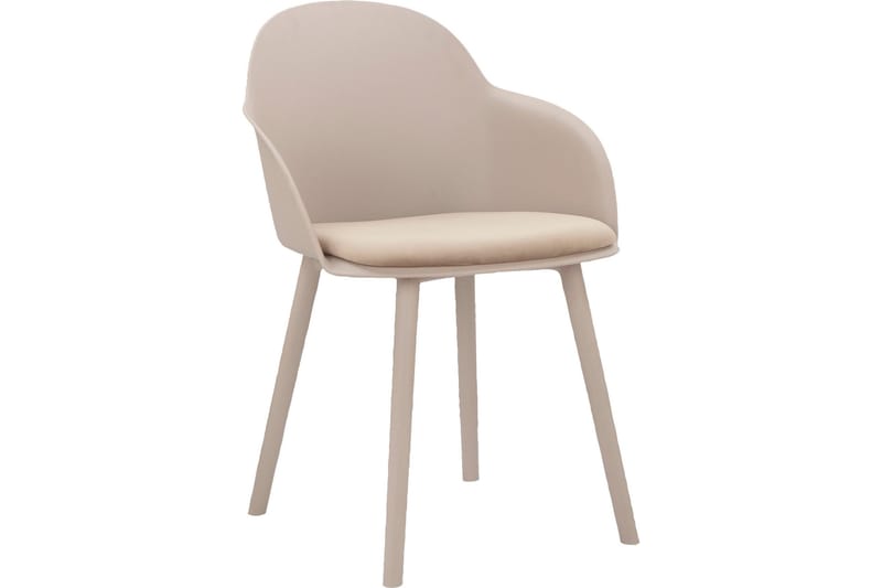 Aimee Karmstol - Beige - Möbler - Stolar & fåtöljer - Matstol & köksstol