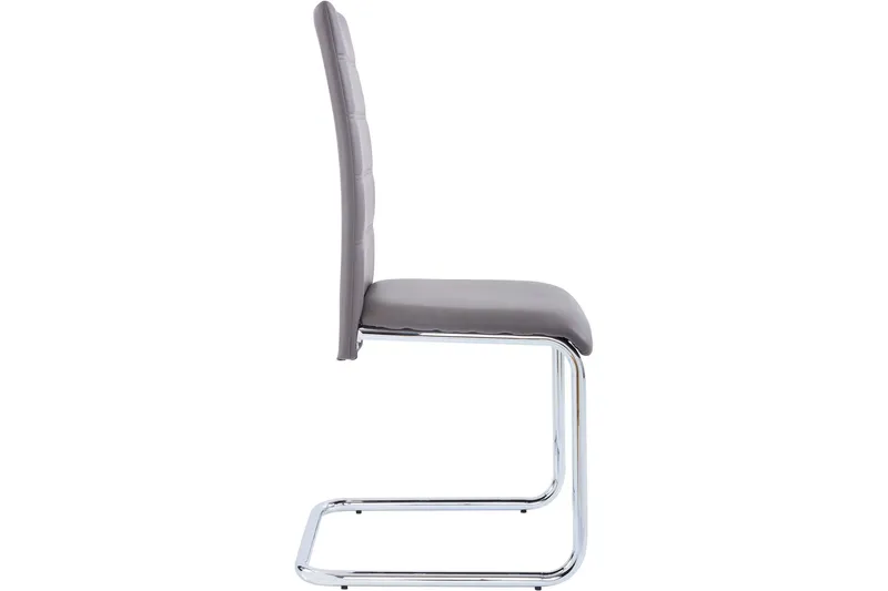 Aleia Matstol Konstläder 4-pack - Grå - Möbler - Stolar & fåtöljer - Matstol & köksstol