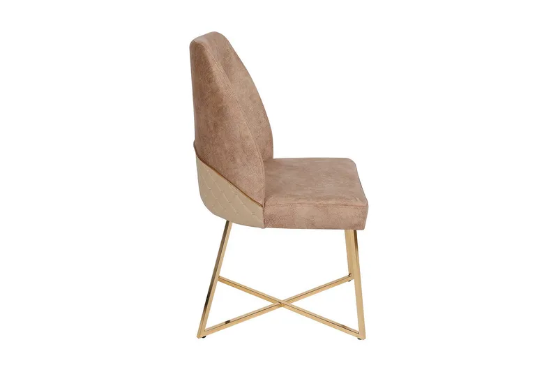 Alsacia Matstol - Guld/Brun - Möbler - Stolar & fåtöljer - Matstol & köksstol