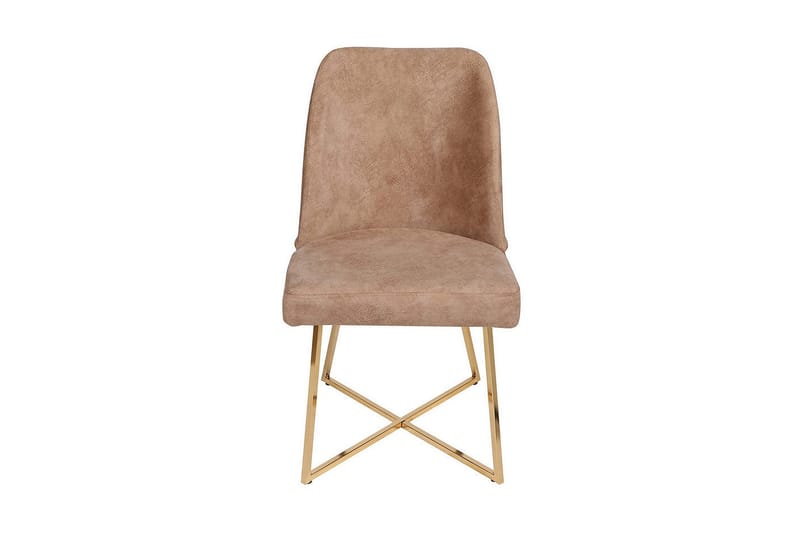Alsacia Matstol i Sammet - Sandbeige - Möbler - Stolar & fåtöljer - Matstol & köksstol