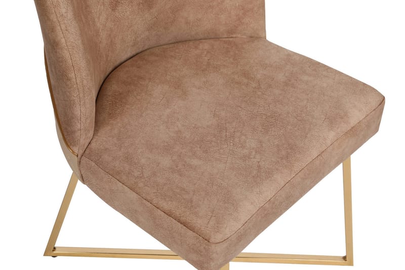 Alsacia Matstol i Sammet - Sandbeige - Möbler - Stolar & fåtöljer - Matstol & köksstol