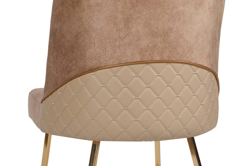 Alsacia Matstol i Sammet - Sandbeige - Möbler - Stolar & fåtöljer - Matstol & köksstol