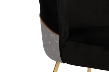 Alsacia Matstol - Svart/Guld - Möbler - Stolar & fåtöljer - Matstol & köksstol