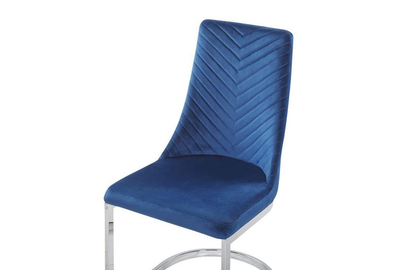 Altoona Matstol 2-pack - Sammet/Marinblå - Möbler - Stolar & fåtöljer - Matstol & köksstol