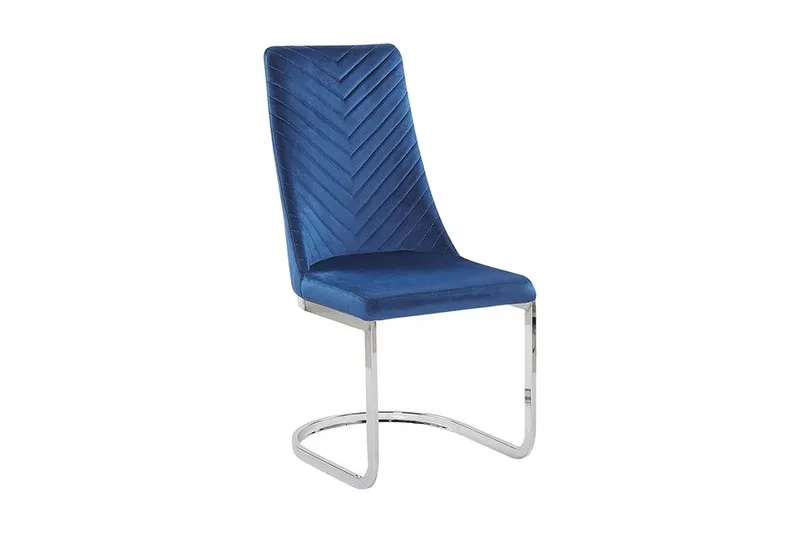 Altoona Matstol 2-pack, Sammet/Marinblå