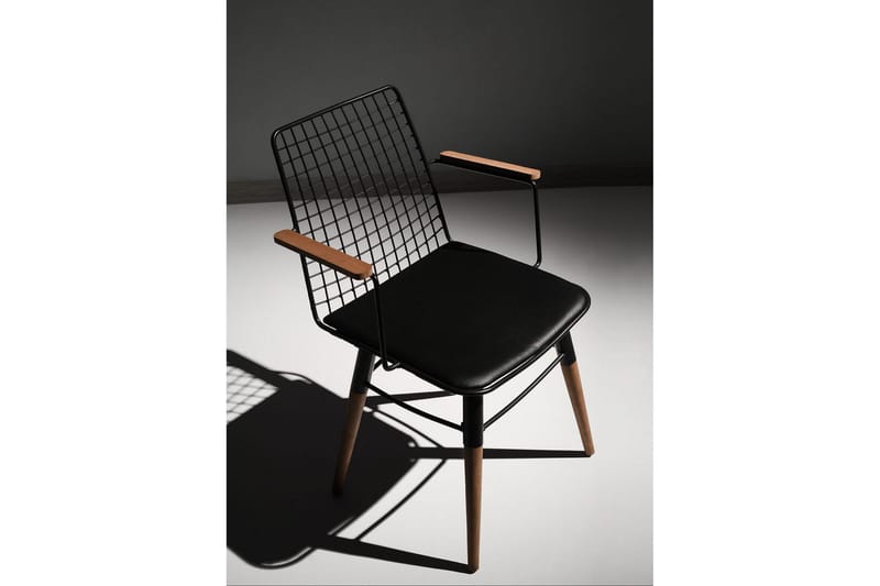 Amerbach Matstol - Svart/Valnöt - Möbler - Stolar & fåtöljer - Matstol & köksstol