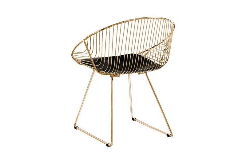 Aurora Stol Set Om 2 St - Guld - Möbler - Stolar & fåtöljer - Matstol & köksstol