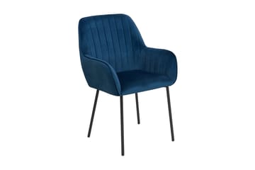 Axson Stol 2-Pack Sammet - Blå - Möbler - Stolar & fåtöljer - Matstol & köksstol