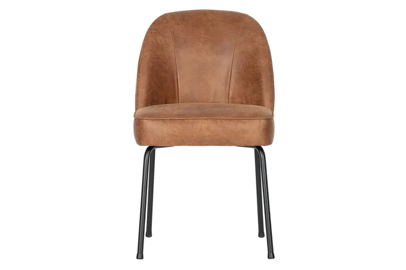 Bastien Matstol Läder - Brun - Möbler - Stolar & fåtöljer - Matstol & köksstol