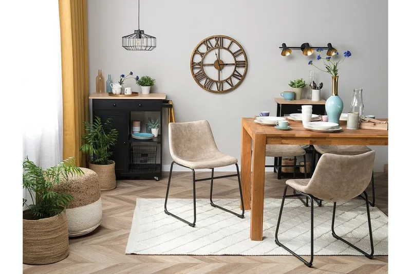 Batavia Stol Set Om 2 St - Beige - Möbler - Stolar & fåtöljer - Matstol & köksstol