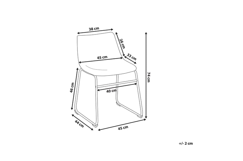 Batavia Stol Set Om 2 St - Brun - Möbler - Stolar & fåtöljer - Matstol & köksstol