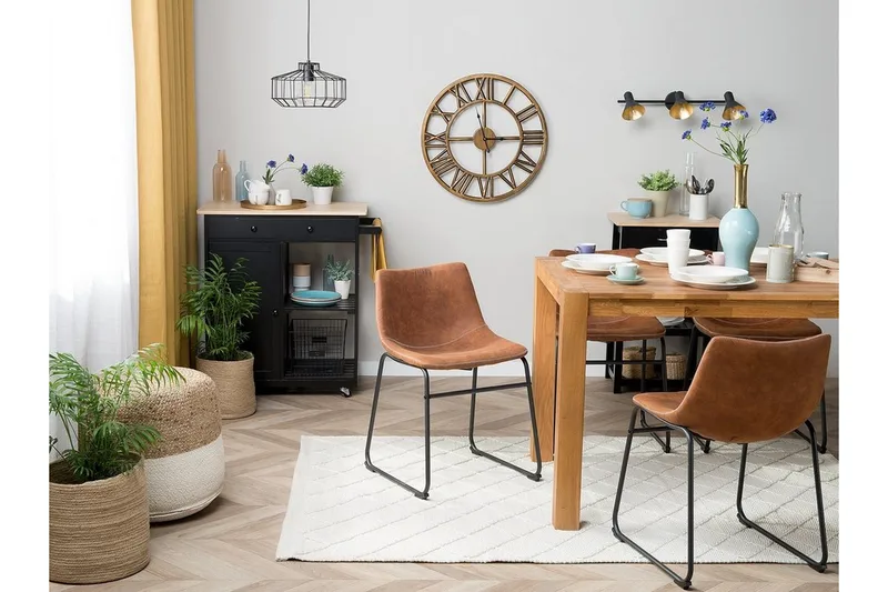Batavia Stol Set Om 2 St - Brun - Möbler - Stolar & fåtöljer - Matstol & köksstol