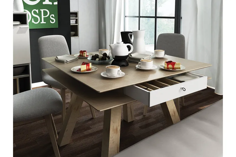 Bent Pall Beige - VOX - Möbler - Stolar & fåtöljer - Matstol & köksstol