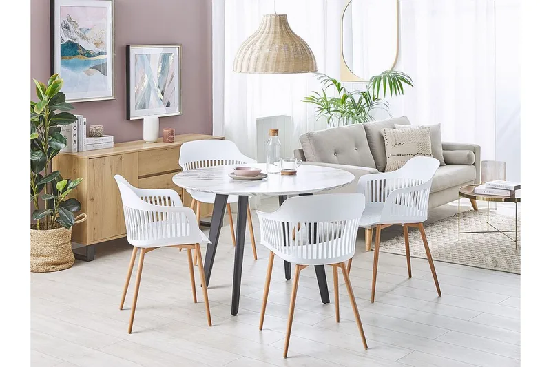 Bereca Matstol 2-pack - Vit - Möbler - Stolar & fåtöljer - Matstol & köksstol