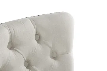 Bergviken Matstol & Köksstol i Tyg med Vita Träben - Beige - Möbler - Stolar & fåtöljer - Matstol & köksstol