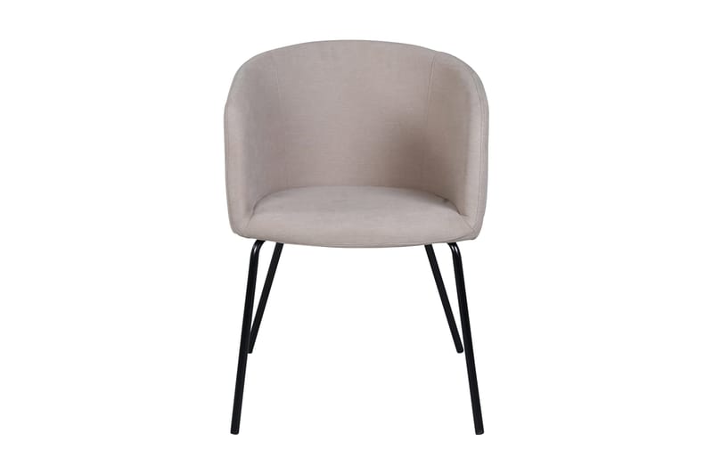 Berit Karmstol med Armstöd - Grå/Svart - Möbler - Stolar & fåtöljer - Matstol & köksstol