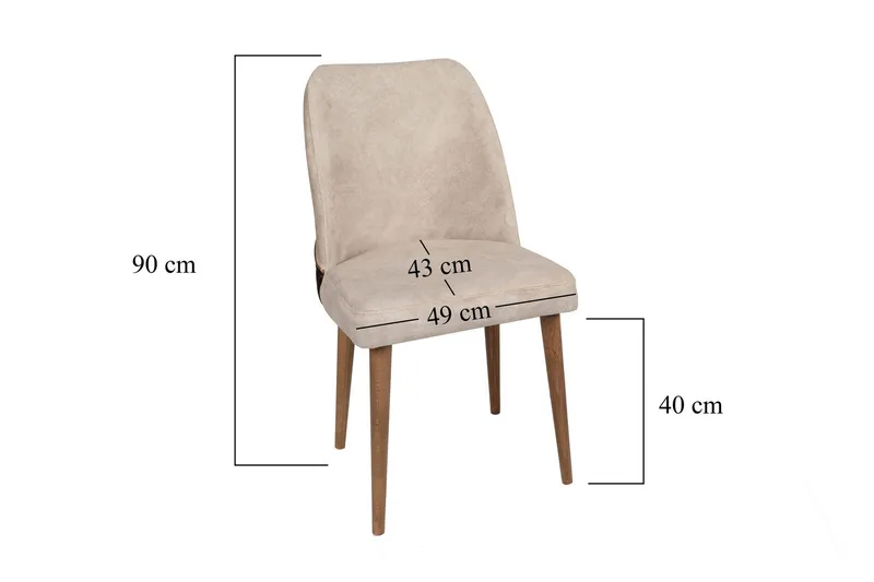 Berriaren Matstol - Valnöt - Möbler - Stolar & fåtöljer - Matstol & köksstol