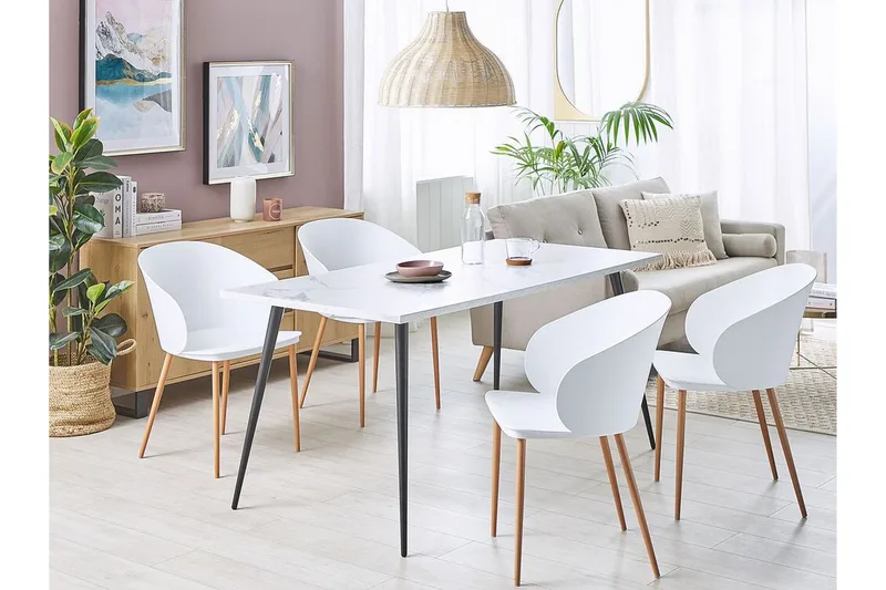 Blaykee Matstol 2-pack - Vit - Möbler - Stolar & fåtöljer - Matstol & köksstol