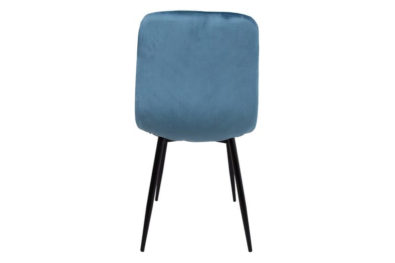 Brie Stol Blå Sammet - Möbler - Stolar & fåtöljer - Matstol & köksstol