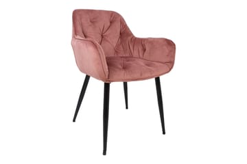 Brita Stol 61x57x83 cm Rosa - Möbler - Stolar & fåtöljer - Matstol & köksstol
