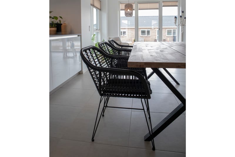 Brodhead Armstolar 2-pack - Brun - Utemöbler - Balkong - Balkongmöbler - Balkongstol