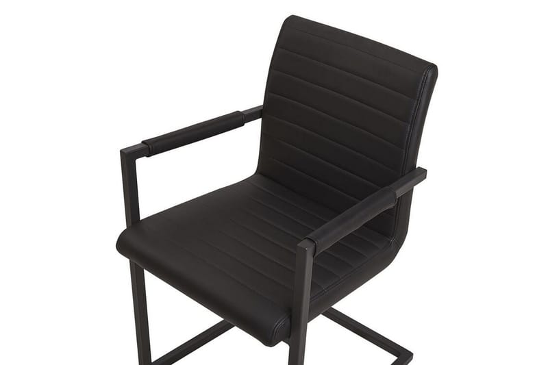 Buford Matstol 2-pack - Konstläder/Svart - Möbler - Stolar & fåtöljer - Matstol & köksstol