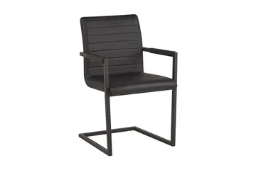 Buford Matstol 2-pack - Konstläder/Svart - Möbler - Stolar & fåtöljer - Matstol & köksstol