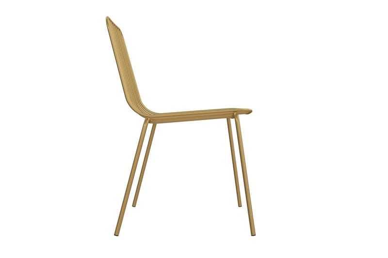 Caden Matstol Guld 2-pack - Dorel Home - Möbler - Stolar & fåtöljer - Matstol & köksstol