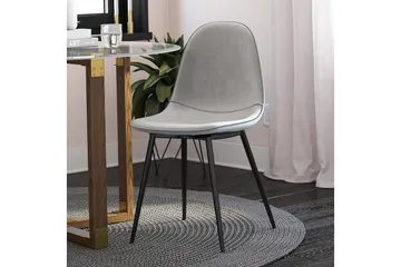 Calvin Matstol Grå 2-pack - Dorel Home - Möbler - Stolar & fåtöljer - Matstol & köksstol