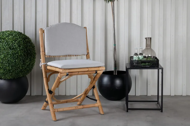 Cane Matstol med Dyna - Brun - Möbler - Stolar & fåtöljer - Matstol & köksstol