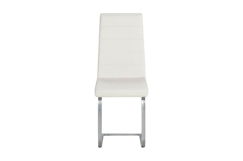 Cibus Matstol Konstläder - Vit/Krom - Möbler - Stolar & fåtöljer - Matstol & köksstol