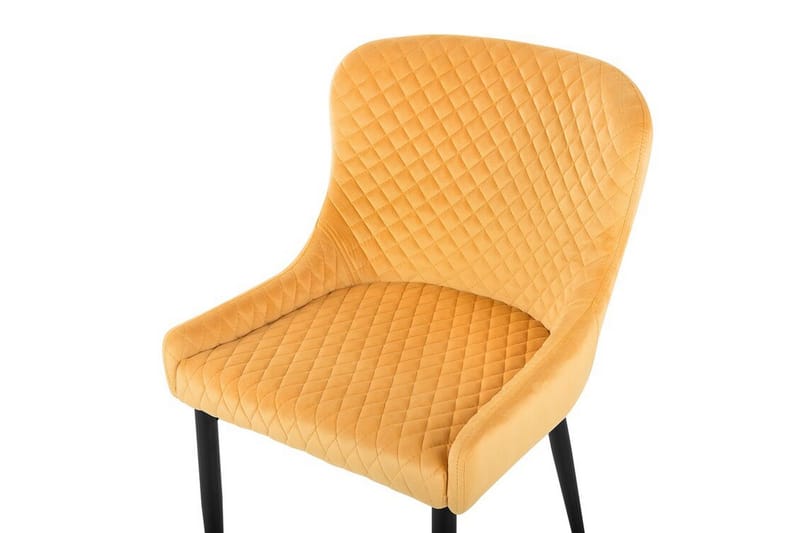 Colino Stol 2-Pack Sammet - Gul - Möbler - Stolar & fåtöljer - Matstol & köksstol