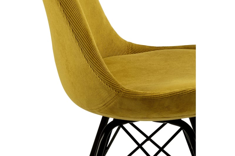 Collina Matstol - Gul/Svart - Möbler - Stolar & fåtöljer - Matstol & köksstol