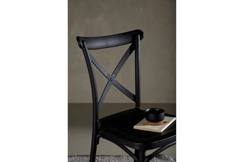 Crosett Matstol - Svart - Möbler - Stolar & fåtöljer - Matstol & köksstol