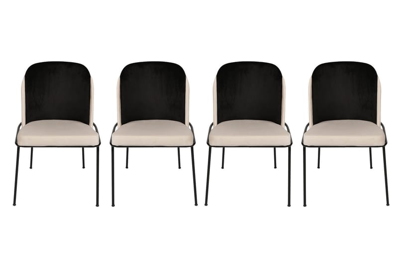 Dorellez Matstol 4-Pack - Svart - Möbler - Stolar & fåtöljer - Matstol & köksstol