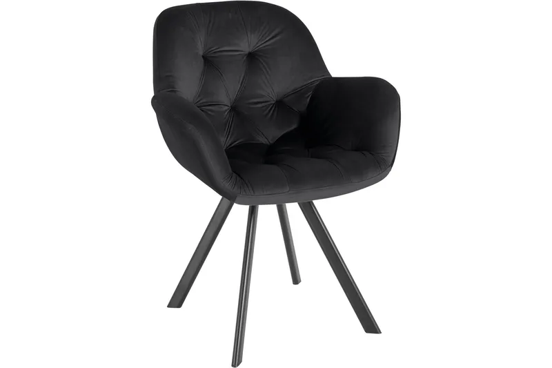Edmonus Karmstol - Svart - Möbler - Stolar & fåtöljer - Matstol & köksstol