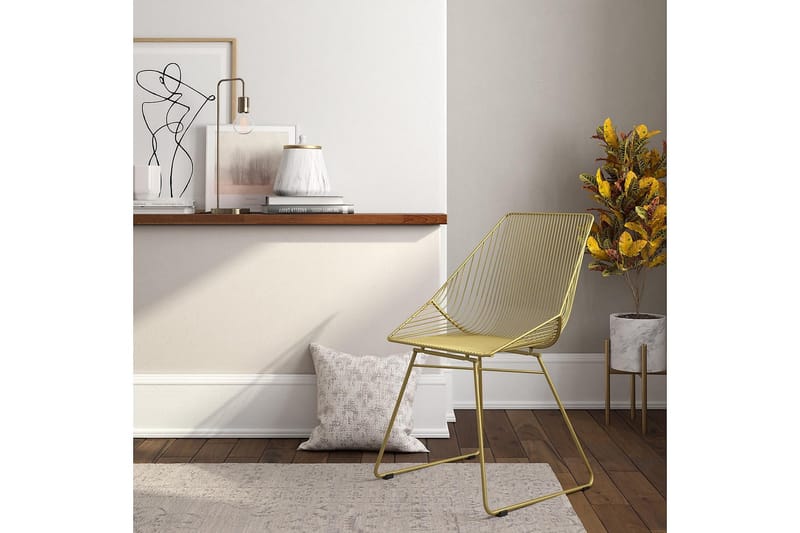 Ellis Matstol Guld - CosmoLiving - Möbler - Stolar & fåtöljer - Matstol & köksstol
