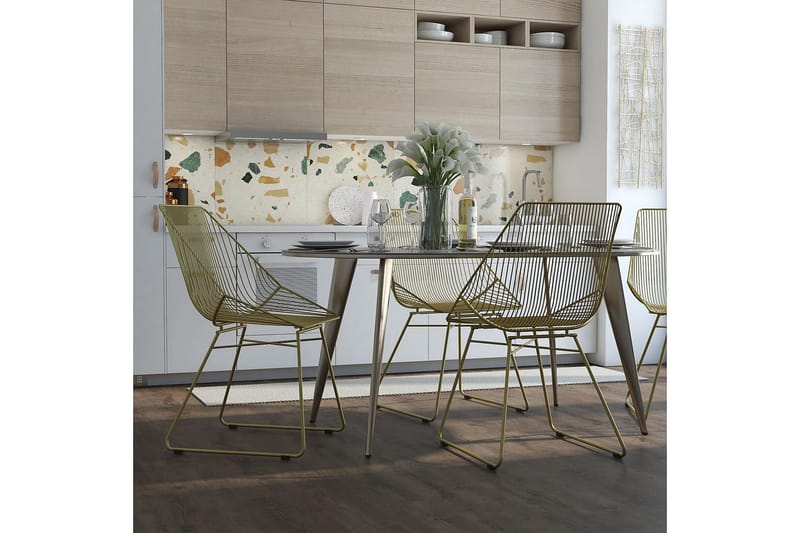 Ellis Matstol Guld - CosmoLiving - Möbler - Stolar & fåtöljer - Matstol & köksstol