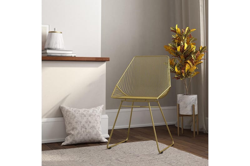 Ellis Matstol Guld - CosmoLiving - Möbler - Stolar & fåtöljer - Matstol & köksstol