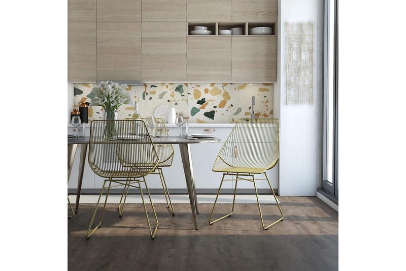 Ellis Matstol Guld - CosmoLiving - Möbler - Stolar & fåtöljer - Matstol & köksstol