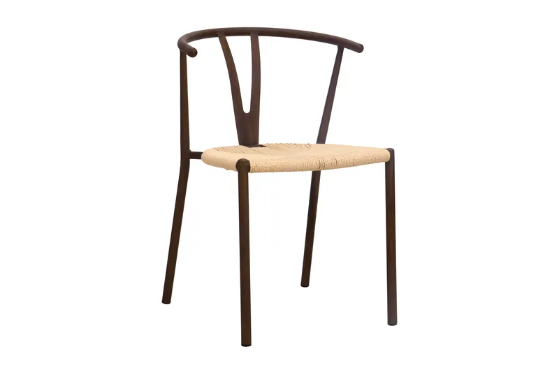 Elysia Matstol med armstöd, Valnöt