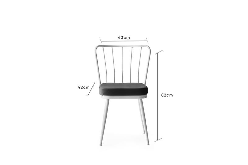 Geeknoll Matstol 2-Pack - Vit - Matstol & köksstol