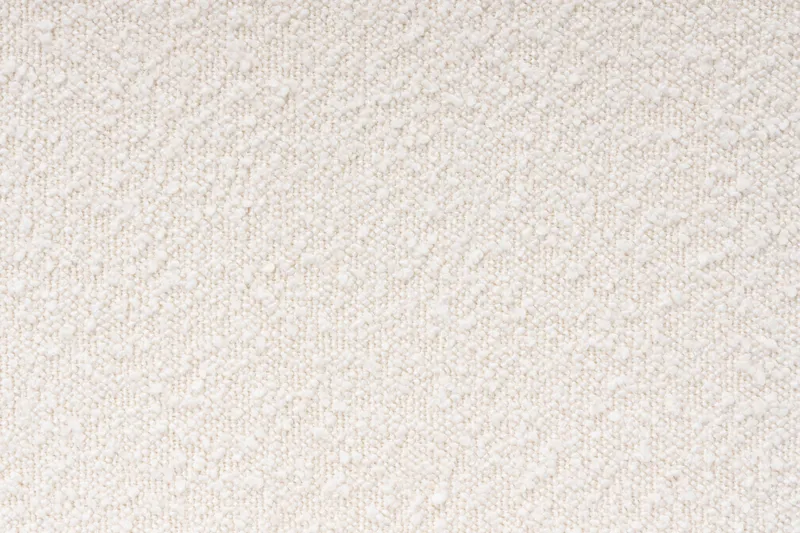 Gemmiano Stol Teddy - Vit matstol/köksstol i Boucle/Teddy med svarta metallben - Vit Teddy / Svarta ben - Möbler - Stolar & fåtöljer - Matstol & köksstol